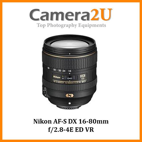 Nikon AF-S DX 16-80mm f/2.8-4E ED VR Lens (MSIA) | Camera2u