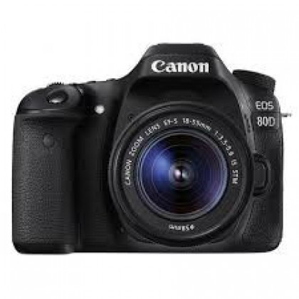 Canon EOS 80D with 18-55mm STM Lens +16GB +Bag (MSIA) | Camera2u