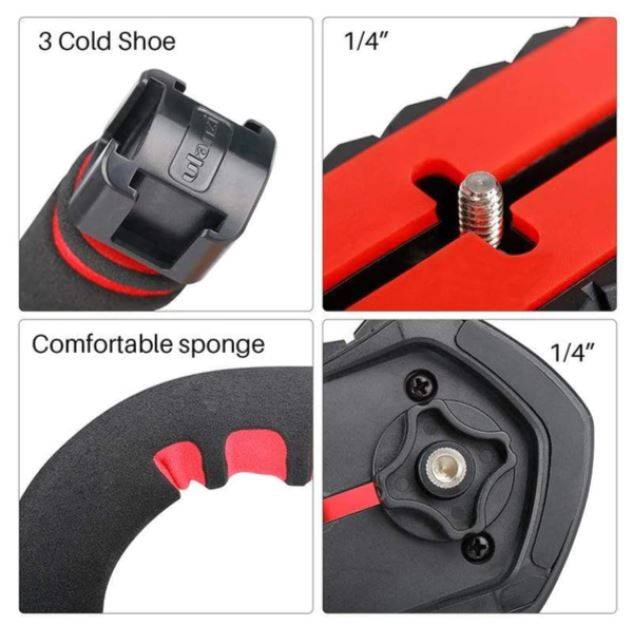 Ulanzi U-Grip Pro Video Handle Grip U Shape Rig Triple for Camera ...