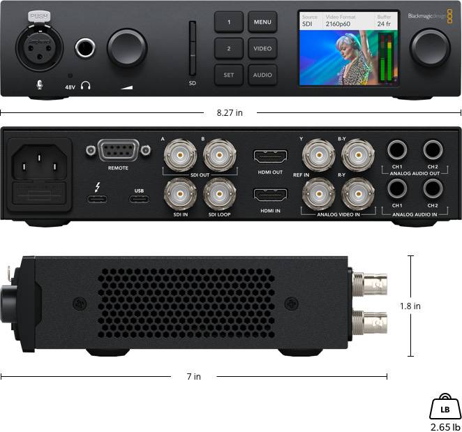 Blackmagic Design Ultrastudio Blackmagic Ultrastudio Mini Recorder