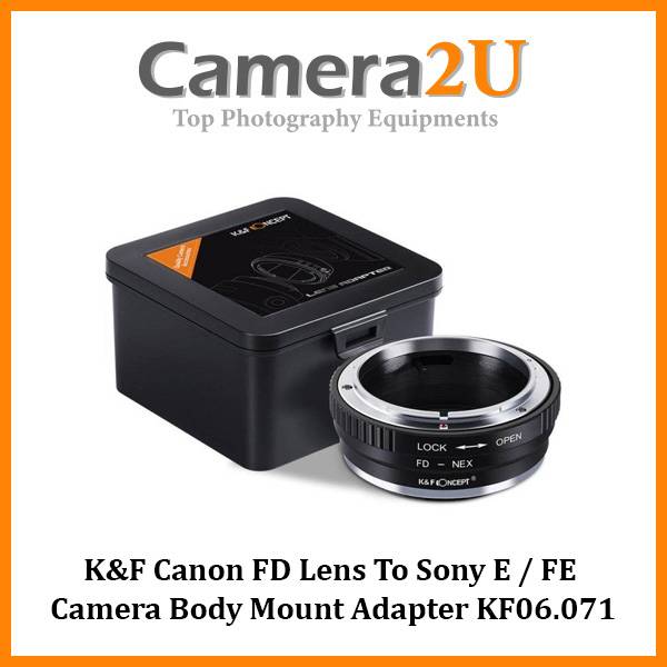 Camera Mount Canon Fd Lens To Nikon F Mount Adapter K&F Canon FD