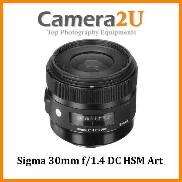 Sigma 30mm DC HSM Art Lens (Import)| Camera2u Malaysia Top