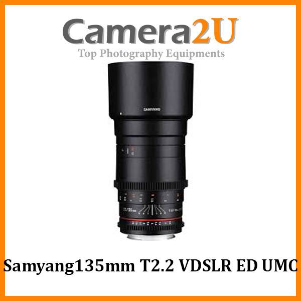 SAMYANG 135mm T2.2 VDSLR ED UMC Lens | Camera2u Malaysia Top