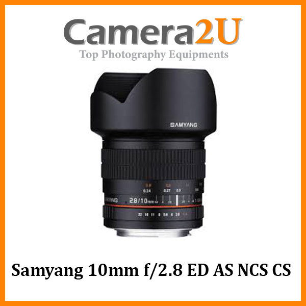 Samyang 10mm f/2.8 ED AS NCS CS Lens (Sony E Mount) | Camera2u