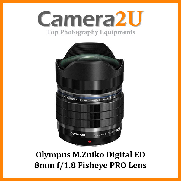 Olympus M.Zuiko Digital ED 8mm f/1.8 Fisheye PRO Lens | Camera2u