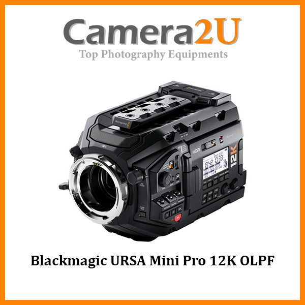 Blackmagic URSA Mini Pro 12K OLPF Camera2u Malaysia Top Camera