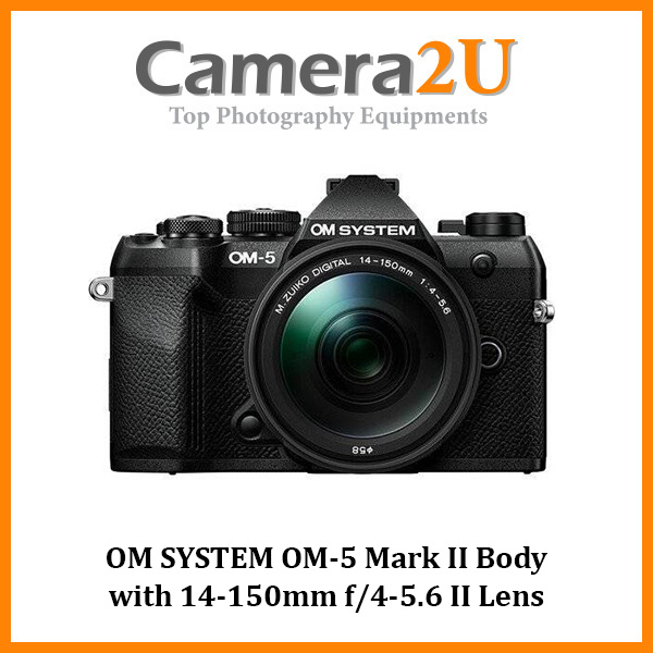 OM SYSTEM OM-5 Mark II Body with 14-150mm II Lens OM5